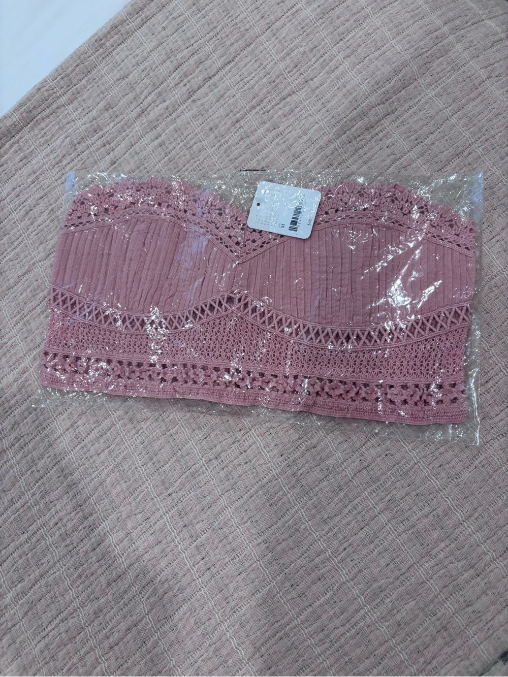 Free People Tallulah Bralette Size Medium NWT Maurice/ Pink - Picture 4 of 7